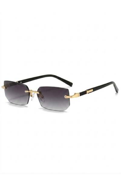 POLİTE New Frameless Fashion Trend Sunglass UV Protection Unisex
