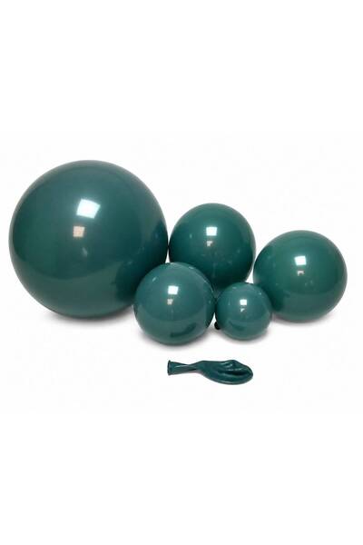 OEM Matte Balloons TX 83 Dusty Emerald 5"-100/ Top Bottom Set