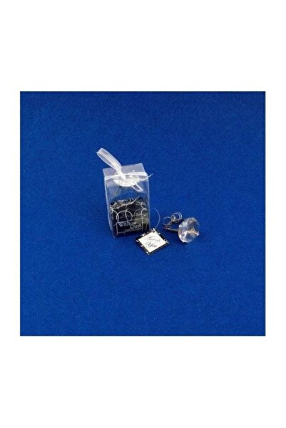 OEM Marturie Breloc Metal Tip Inel Cu Diamant (Set 10 buc)