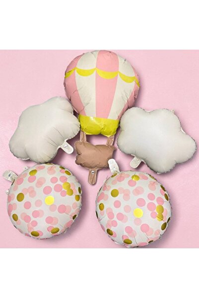 OEM Balloons 5/ Top Bottom Set Flying Balloon Pink