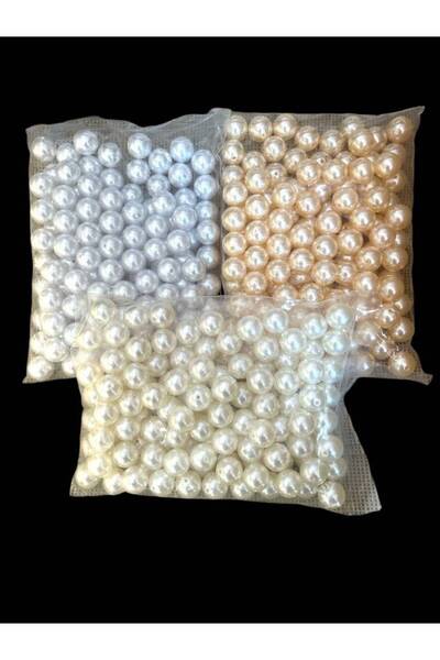 OEM Plastic Beads Drilled Whole Pearl 20mm/500g Salmon