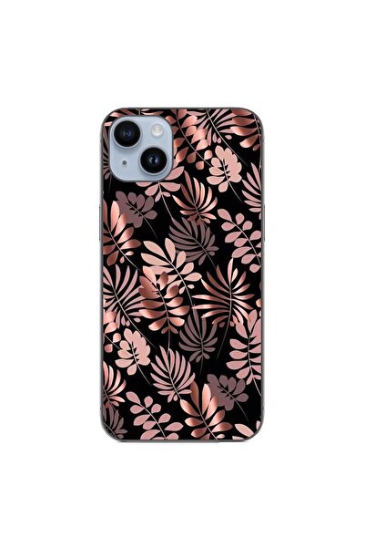 OEM Husa compatibila cu Apple iPhone 15 Plus Silicon Gel Tpu Model Bronze Par...