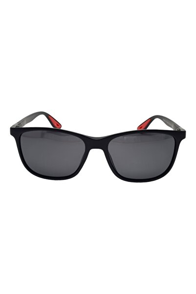 Tia Accesorii Ochelari de soare polarizați, dreptunghiulari, unisex, PS8084C1, negru mat
