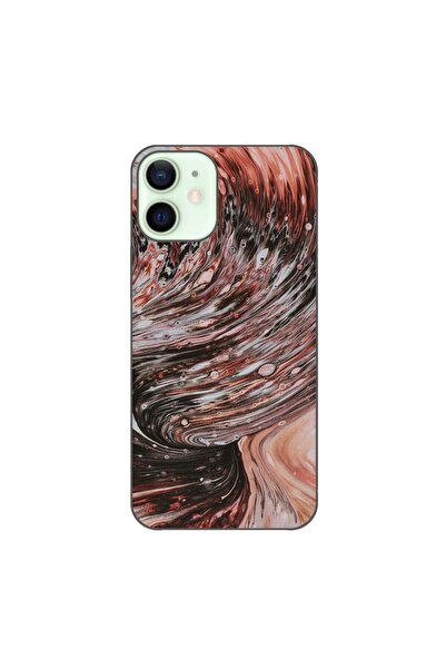 OEM Husa compatibila cu Apple iPhone 12 Mini Silicon Gel Tpu Model Copper Stream
