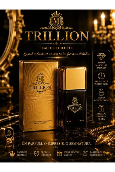 Trillion Eau de Toilette 30ml – Eleganță Masculină și Rafinament de Lux