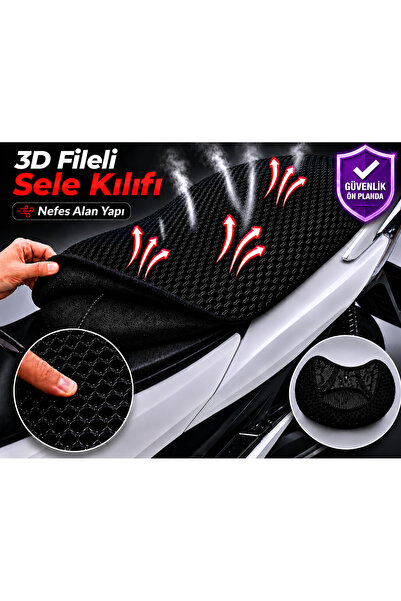 Vi Caro Husă pentru șa motocicletă Mondial 100 UGK Husă pentru șa cu plasă 3D...