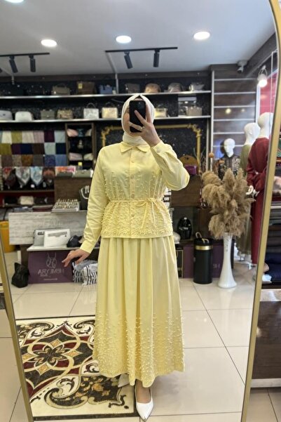 HÜMEYRA BUTİK Brode Skirt Suit