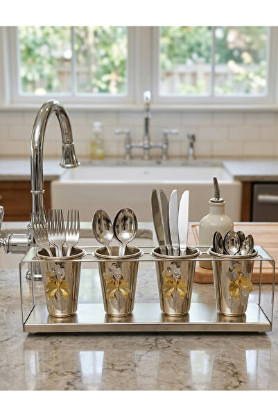 PARILTI HOME COLLECTİON ΠΟΛΥΤΕΛΗΣ ΒΑΘΜΟΛΟΓΗΜΕΝΗ ΘΗΚΗ ΓΙΑ ΚΟΥΤΑΛΙΑ, ΟΡΓΑΝΩΤΗΣ ...