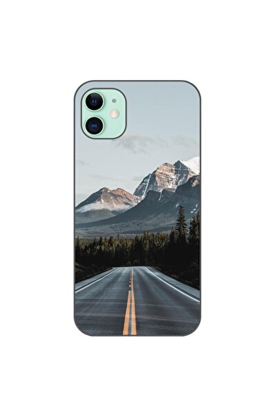 OEM Husa compatibila cu Apple iPhone 11 Silicon Gel Tpu Model Mountain Road