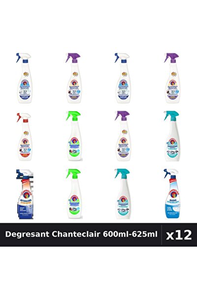 Chanteclair Set 12 Degresant Universal 600ml-625ml - 8 Arome, Anticalcar, Cur...