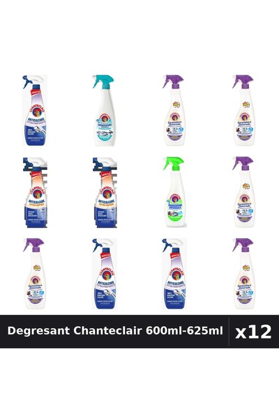 Chanteclair Set 12 Degresant Universal 600ml-625ml - Lavanda, Lamaie, Mosc, A...