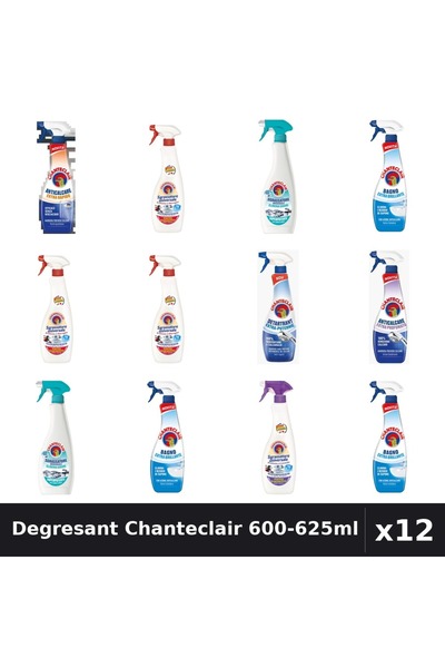 Chanteclair Set 12 Degresant Universal 600-625ml - Marsilia, Lavanda, Anti-Miros