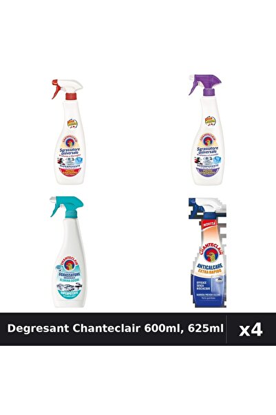 Chanteclair Set 4 Degresant Universal 600ml, 625ml - Marsilia, Lavanda, Anti-...