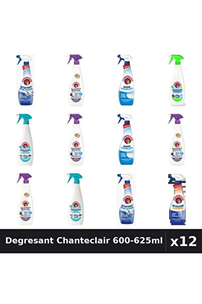 Chanteclair Set 12 Degresant Universal 600-625ml - Mosc, Lavanda, Lămâie - Cu...
