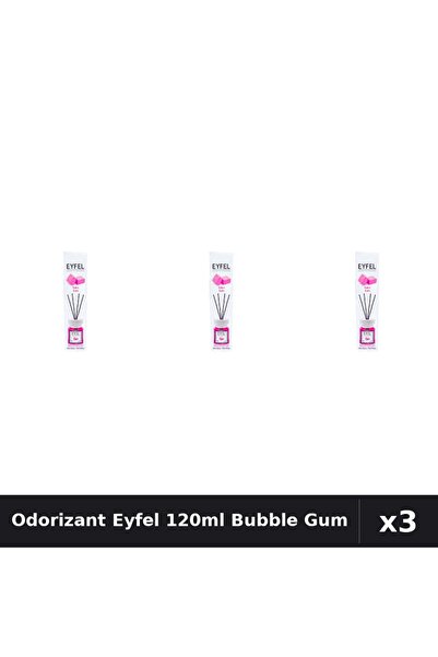 Eyfel Set 3 Odorizant Camera Betisoare 120ml - Bubble Gum, Parfum Intens