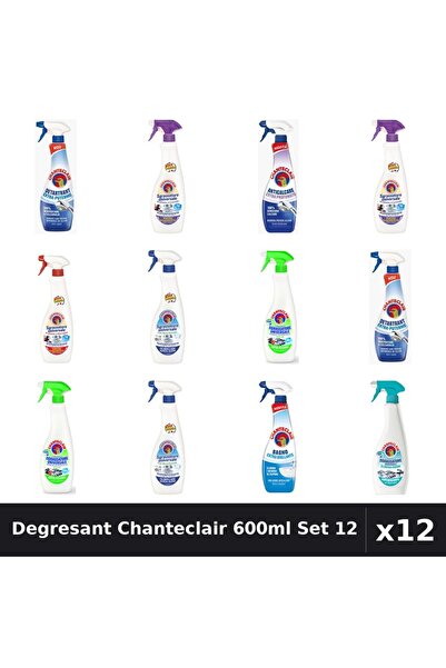Chanteclair Set 12 Degresant Universal 600-625ml - 8 Arome, Lavanda, Lămâie, ...