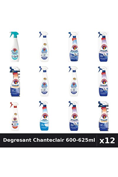 Chanteclair Set 12 Degresant Universal 600-625ml - 7 Arome, Bicarbonat, Marsi...