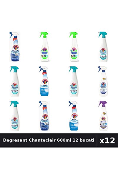 Chanteclair Set 12 Degresant Universal 600-625ml - 6 Arome, Lamaie, Lavanda, ...