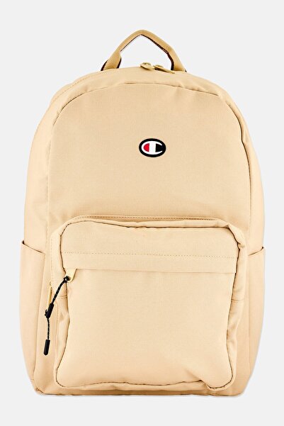 Champion Men Brand Logo Backpack, Beige