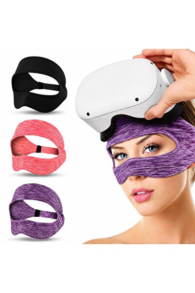 O Ozone (Pack of 3) VR Eye Mask Cover Breathable Sweat Band for Meta Quest 3/...
