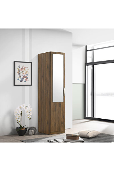 Home Box Kulltorp Plus 1-Door Wardrobe with Mirror