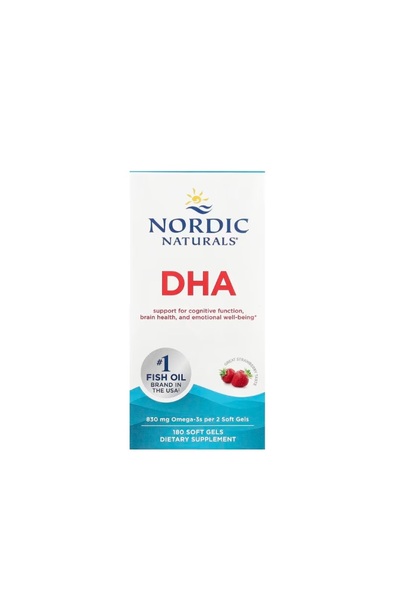 Nordic Naturals DHA 830mg Strawberry 180 capsules -