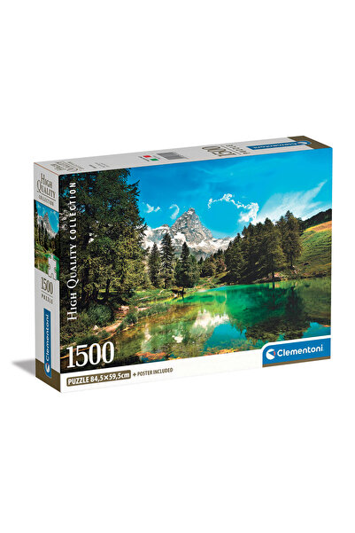 CLEMENTONI Παζλ High Quality Collection Γαλάζια Λίμνη 1500 τμχ - Compact Box