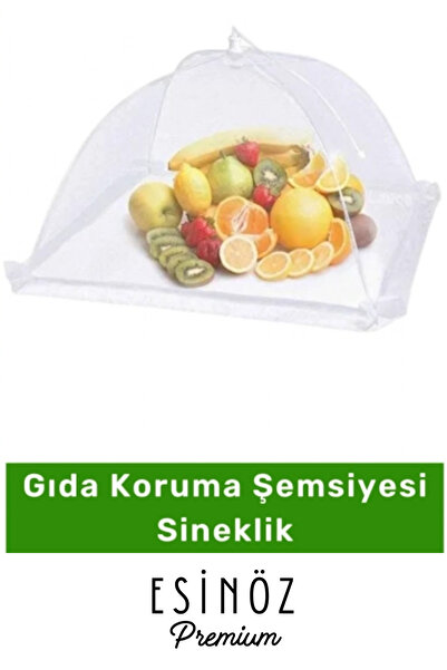 EsinÖz #TozKalkanı Gıda Koruma Şemsiyesi Sineklik Mutfak Bahçe Piknik Tipi Me...