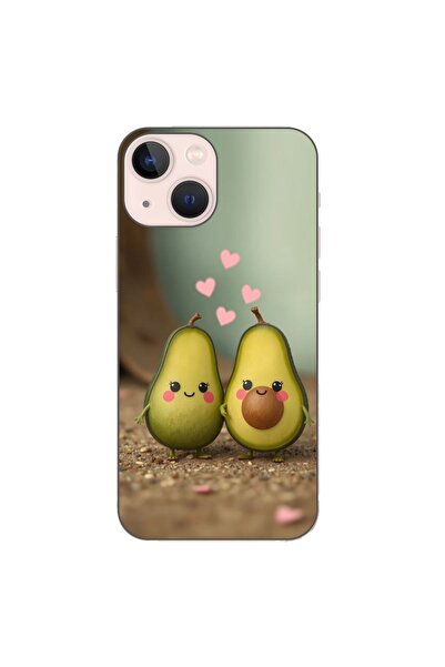 OEM Husa compatibila cu Apple iPhone 13 Mini Silicon Gel Tpu Model Kawaii Avo...