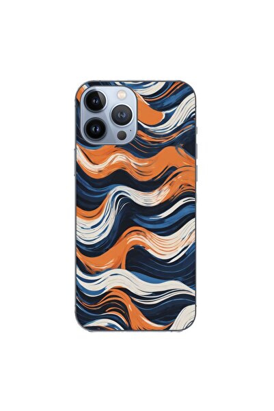 OEM Husa compatibila cu Apple iPhone 13 Pro Max Silicon Gel Tpu Model Abstrac...