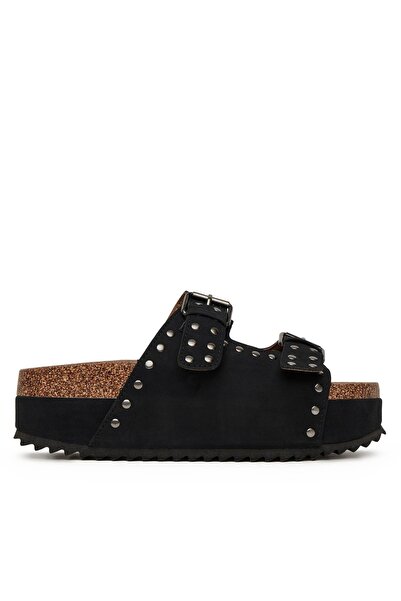 DeeZee Șlapi de damă LB-P1685 Negru