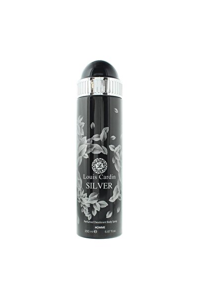 Louis Cardin , Silver, Deodorant Spray, For Men, 200 ml