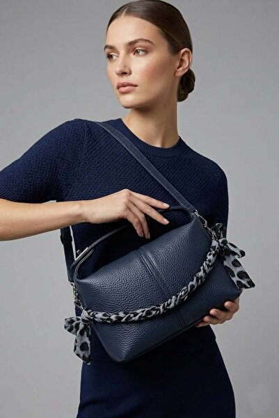 Ayakkabı Fuarı Elit Vsn3136C Women's Shoulder Bag Navy Blue