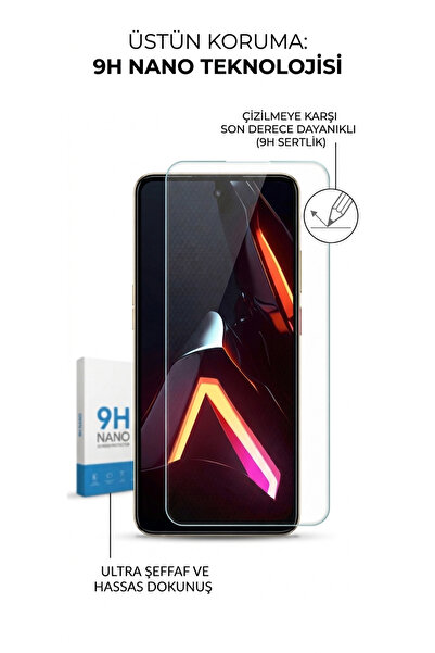 GUARDON Nubia Neo 3 5G (Z2464N) Ekran Koruyucu Nano 9h Özellikli Kırılmaz Ekr...