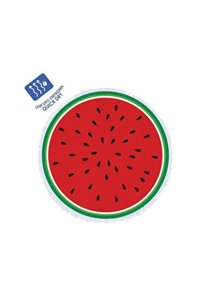 OEM Prosop Premium de Plaja Premium Rotund Pepene Verde 150cm