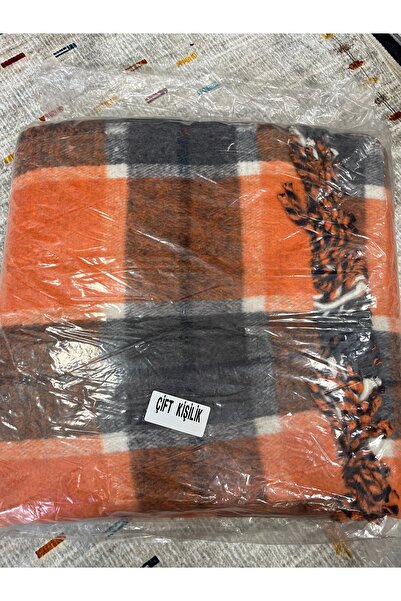 ALTINKOZA HOME Double Scottish Blanket 2.7kg 180X205Cm Lined Blanket Double-S...