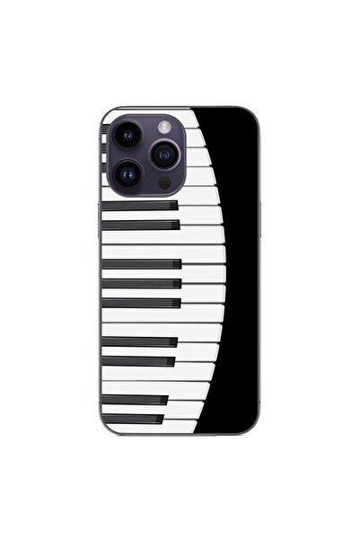 OEM Husa compatibila cu Apple iPhone 14 Pro Max Silicon Gel Tpu Model Piano Keys
