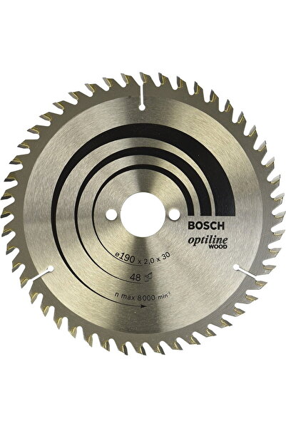 Bosch Panza de fierastrau circular pentru lemn, 190 x 30 x 2 mm, 48 dinti
