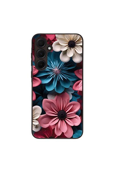 Sonique Θήκη 3D Flower Series για Samsung Galaxy A35 5G Ροζ 01