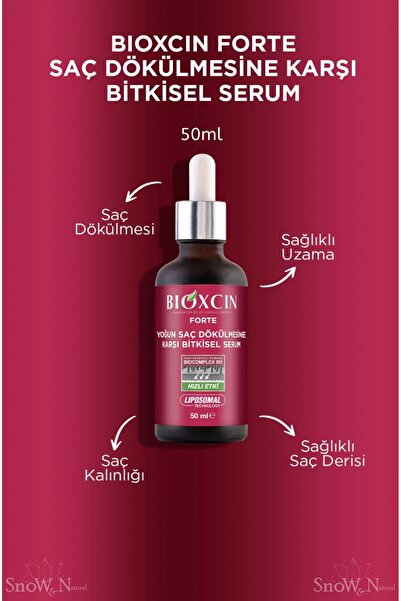 Bioxcin Saç Dökülmesi Karşıtı Forte Serum 50ml Tekli Avantajlı Boy