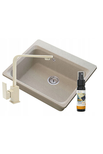 Granitan Set chiuveta Granitan, 619x522mm, cu baterie Nook extractibila