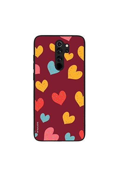 Sonique Θήκη Heart Series για Xiaomi Redmi Note 8 Pro Μπορντώ