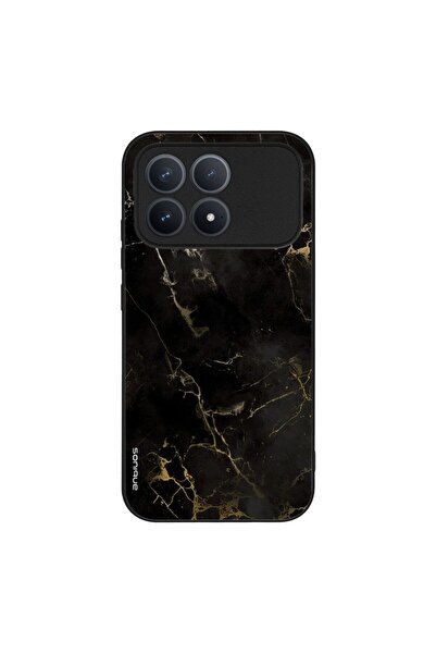 Sonique Θήκη Marble Series για Xiaomi Poco F8 Pro 5G Μαύρο 01