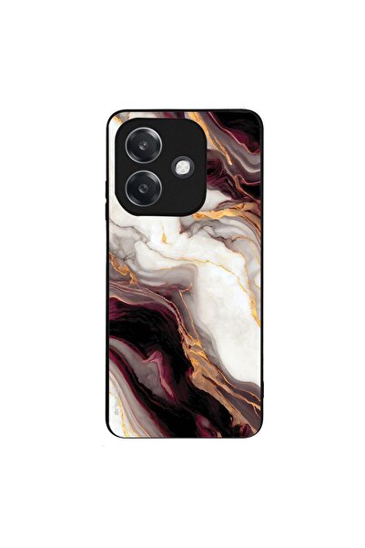 Sonique Θήκη Marble Series για Oppo A40 Μπορντώ