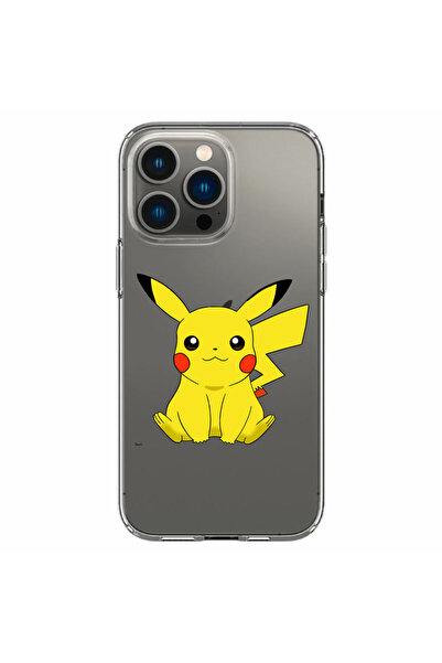 OEM Husa compatibila cu Apple iPhone 14 Pro Silicon Transparenta Model Pokemo...