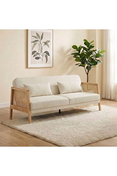 Danube Home Lunor 3 Seater Fabric Sofabed | Convertible Sleeping Sofa Bed | C...
