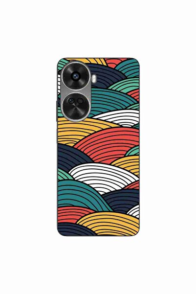 OEM Husa compatibila cu Huawei Nova 12 SE Silicon Gel Tpu Model Abstract Stri...