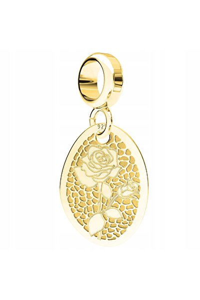 Larezo Pandantiv Tip Charm Pentru Bratari Modulare, Argint 925 Placat Cu Aur ...