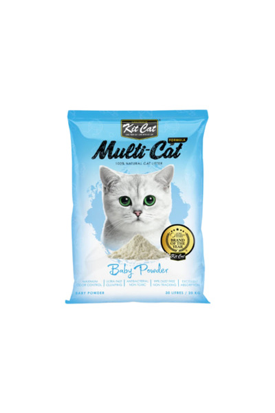 Kit Kat Multi-Cat Litter Baby Powder Scent 20 kg