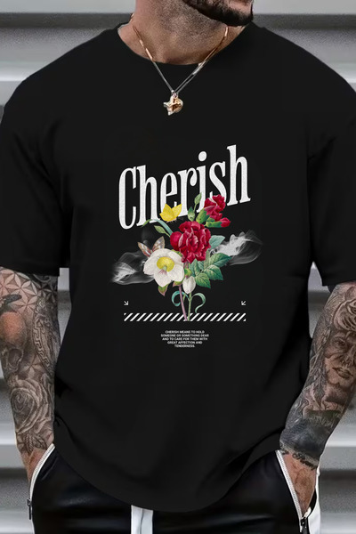 Sarah's Boutique Men's T-shirt – 100% cotton – "Cherish"